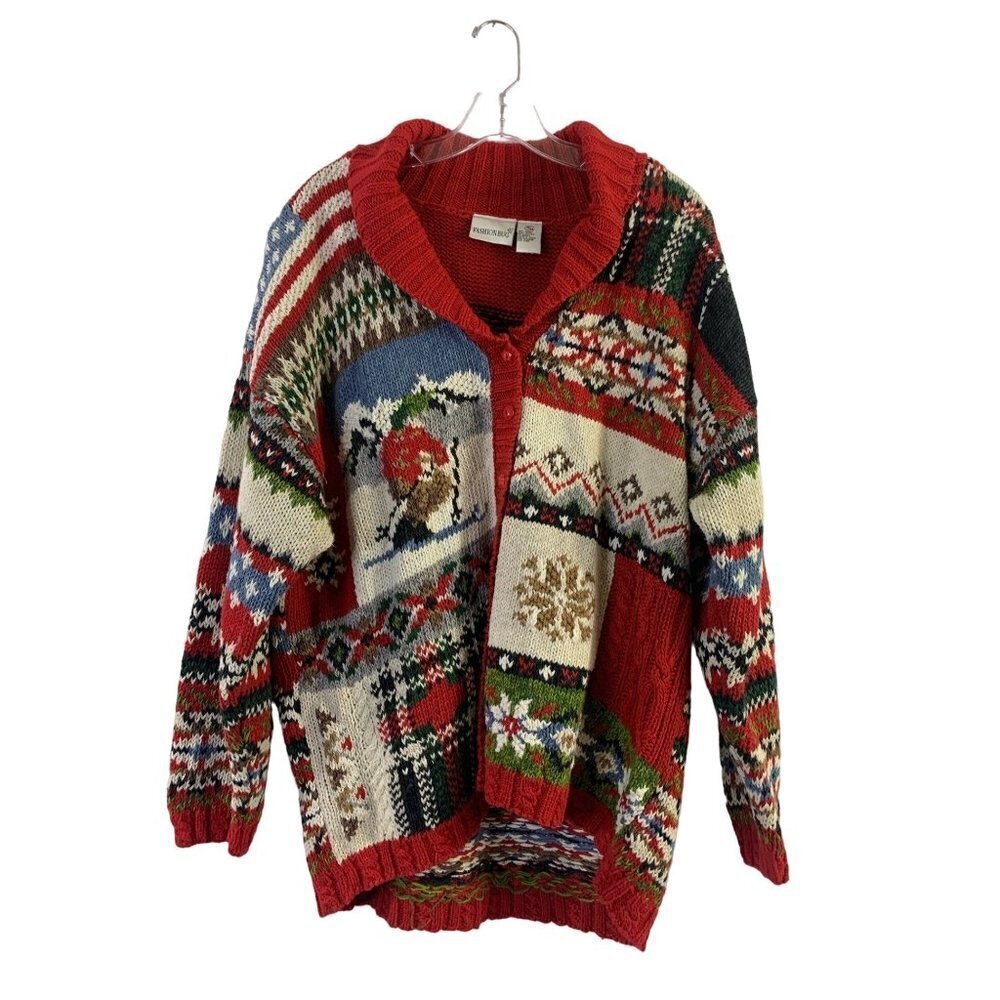 Fashionbug Women's Ramie Knitted Christmas Sweater - Picture 1 of 7